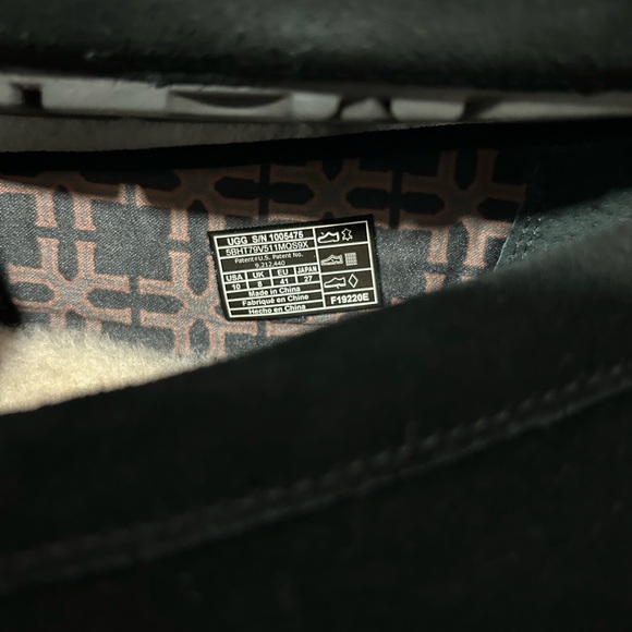 UGG Women's Black Suede Moccasins - Picture 4 of 4